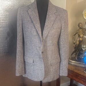 Men's Classic Tweed Blazer in Gray